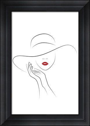 Framed Hat Couture Print