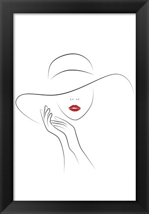 Framed Hat Couture Print