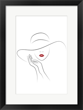 Framed Hat Couture Print