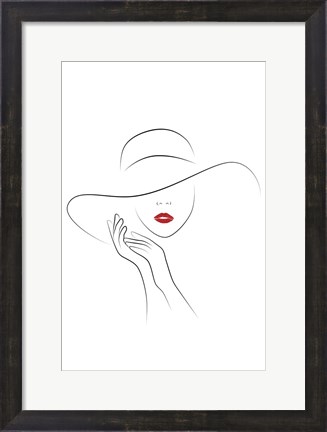 Framed Hat Couture Print