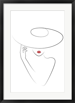 Framed Hat Couture II Print