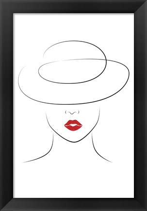 Framed Hat Couture IV Print