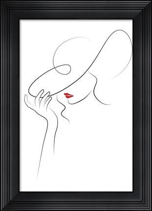Framed Hat Couture V Print