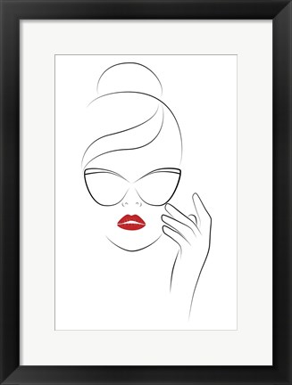 Framed Good Face Print