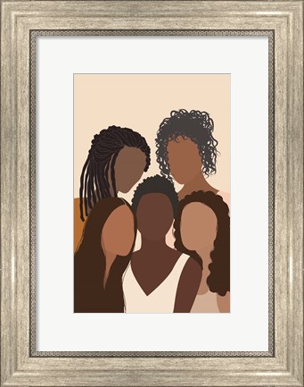 Framed Five Females Print