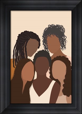 Framed Five Females Print