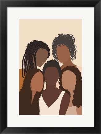 Framed Five Females Print