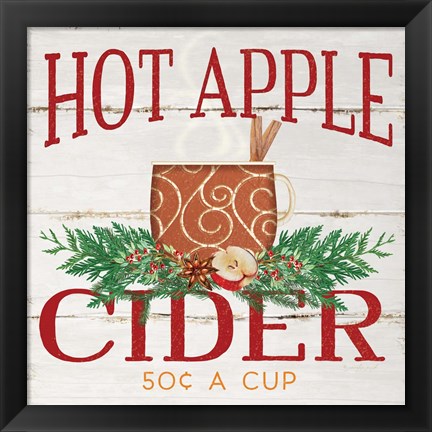 Framed Hot Apple Cider Print