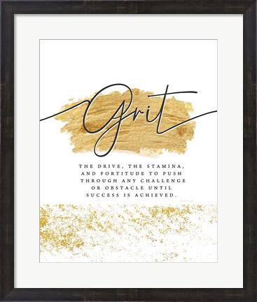 Framed Grit Print