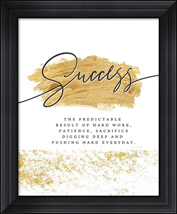 Framed Success Print