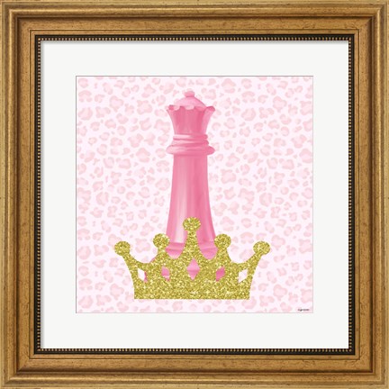 Framed Queen Crown Print