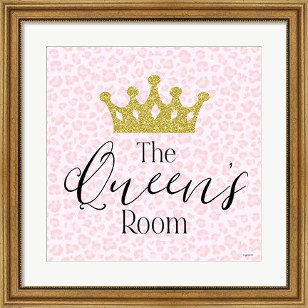 Framed Queen&#39;s Room Print