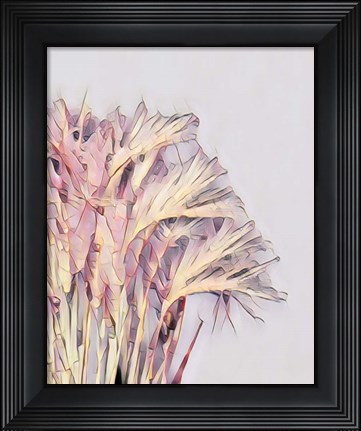 Framed Pink Grass Print