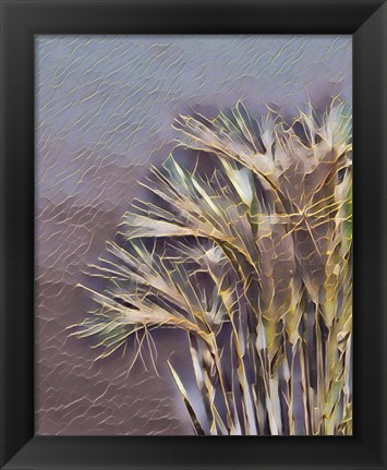 Framed Gemstone Grass Print