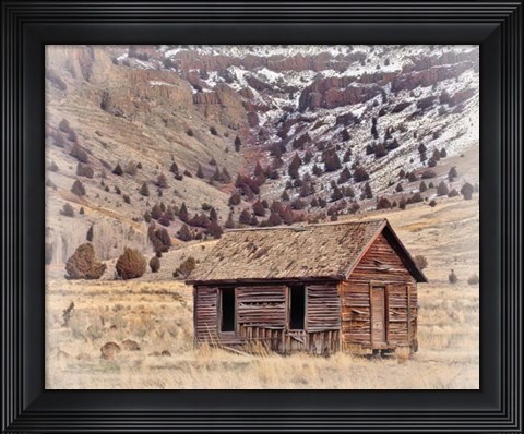 Framed Old Line Shack Print
