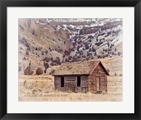 Framed Old Line Shack Print