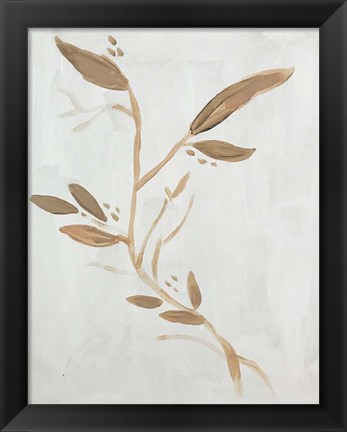 Framed Twig on White Print