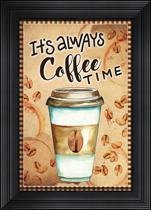 Framed Coffee Time Print