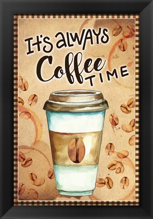 Framed Coffee Time Print