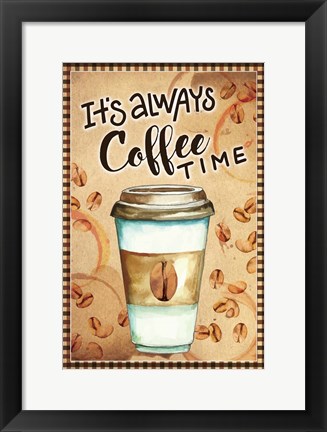 Framed Coffee Time Print