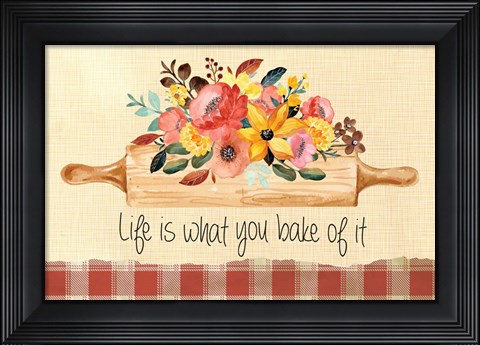 Framed What You Bake Print