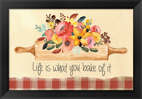 Framed What You Bake Print