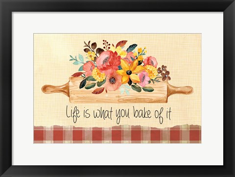 Framed What You Bake Print