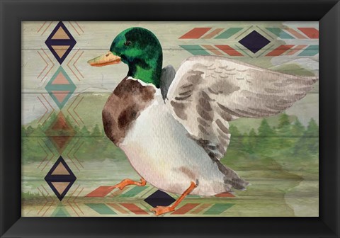 Framed Duck Print