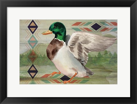 Framed Duck Print