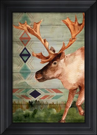 Framed Moose Print