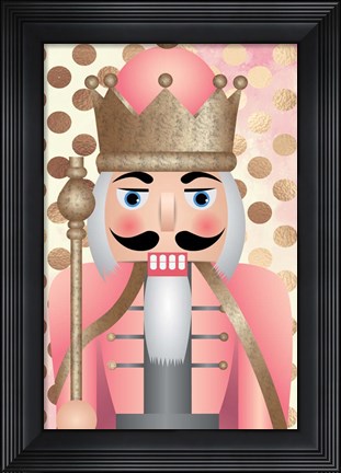 Framed Blush Nutcracker Print