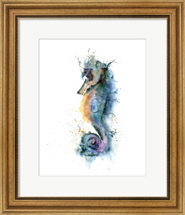 Framed Seahorse II Print