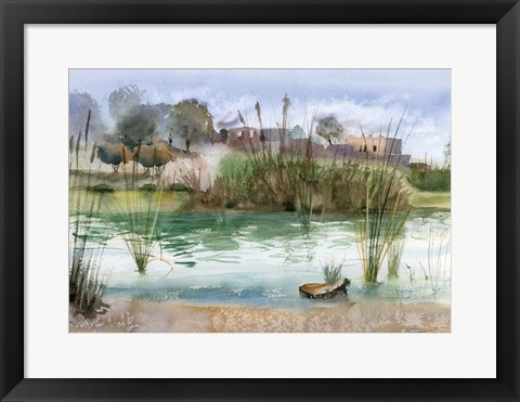 Framed Pond Print