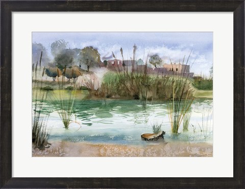 Framed Pond Print