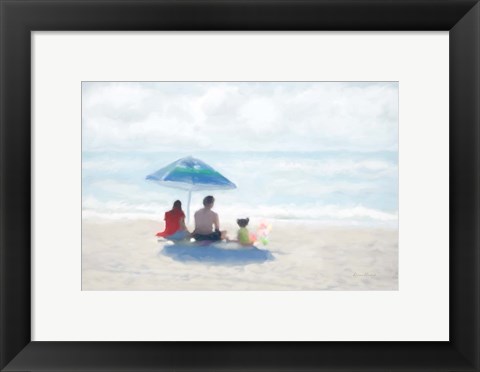 Framed Family Beach Day Print