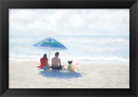 Framed Family Beach Day Print