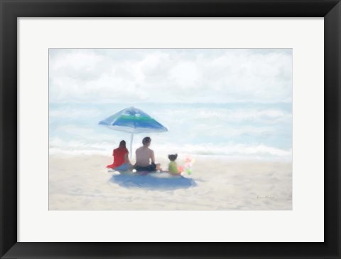 Framed Family Beach Day Print