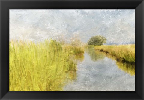 Framed Marshy Wetlands No. 5 Print