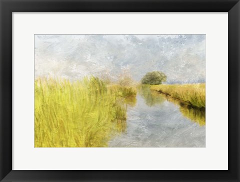 Framed Marshy Wetlands No. 5 Print