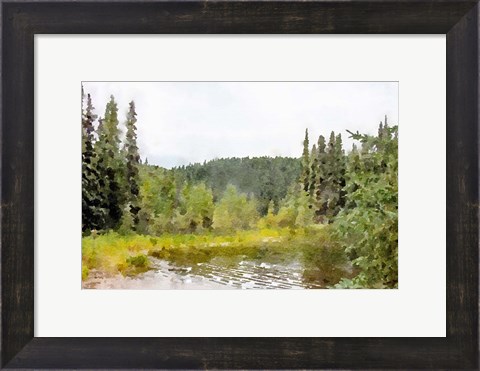 Framed Mountain Paradise No. 1 Print