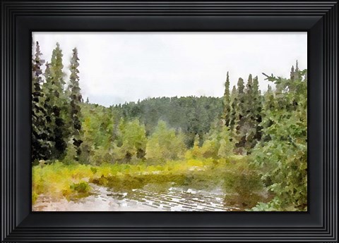 Framed Mountain Paradise No. 1 Print