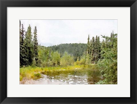 Framed Mountain Paradise No. 1 Print