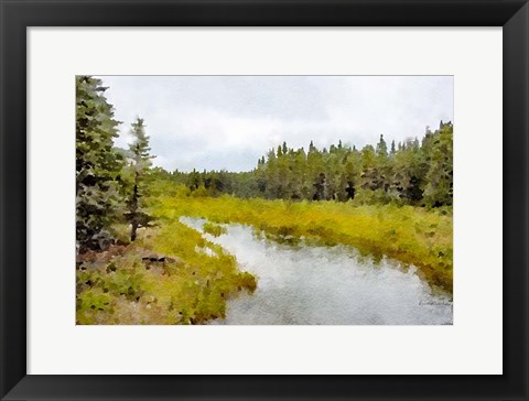 Framed Mountain Paradise No. 4 Print