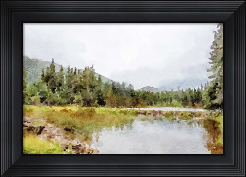 Framed Mountain Tranquility No. 2 Print