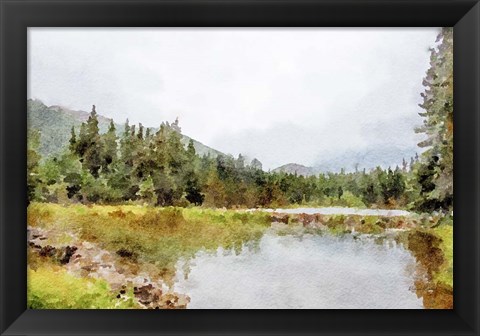 Framed Mountain Tranquility No. 2 Print