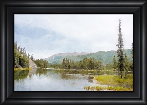 Framed Mountain Tranquility No. 3 Print