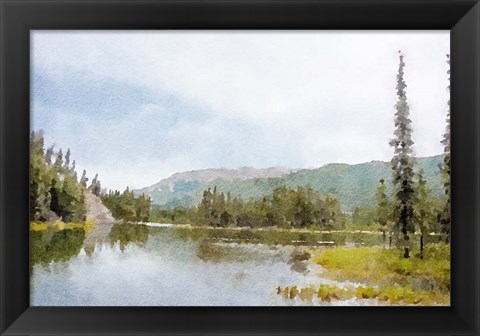 Framed Mountain Tranquility No. 3 Print