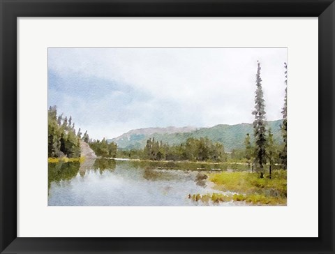 Framed Mountain Tranquility No. 3 Print