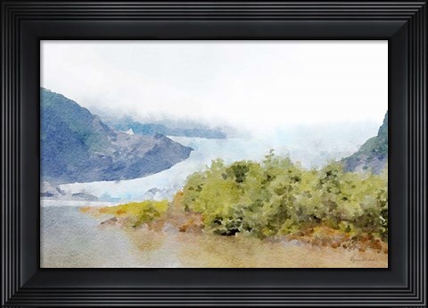 Framed Glacier Harbor No. 1 Print