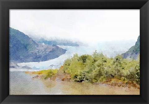 Framed Glacier Harbor No. 1 Print